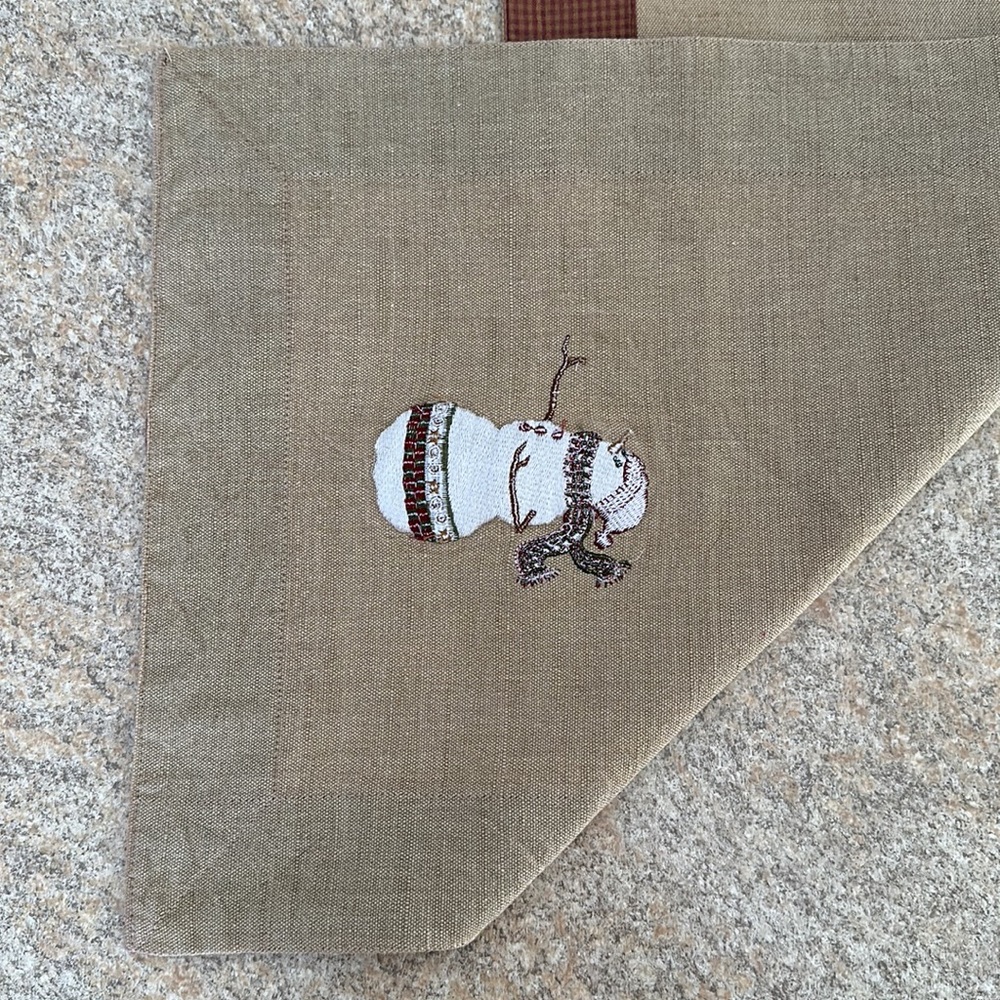 33 Inch Snowman Table Runner - Picture 10 of 10